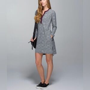 2014 Lululemon Effortless Dress Plush Petal Black Ghost Bordeaux Drama Sz2 Rare
